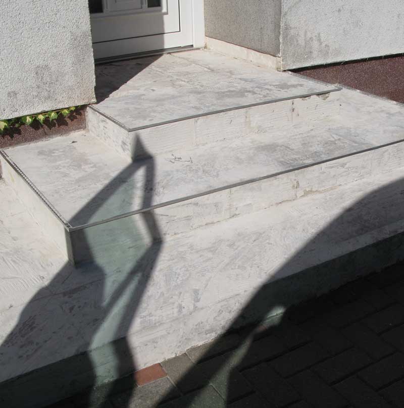 aussentreppen renovieren vorher